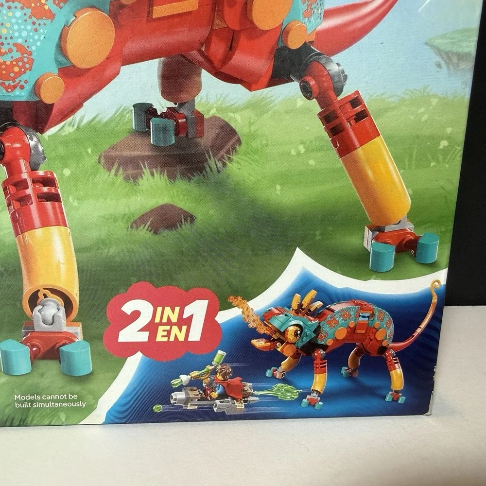 LEGO DREAMZzz 71492 Mateo's Fire Chameleon 2-in-1 Building Set 443pcs NEW Sealed